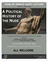 political history of the nude poster